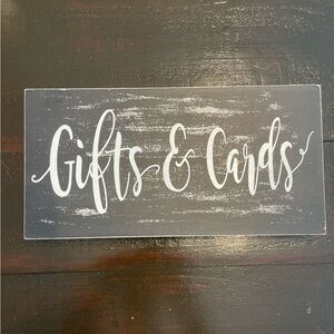 Gifts and Cards Event Sign